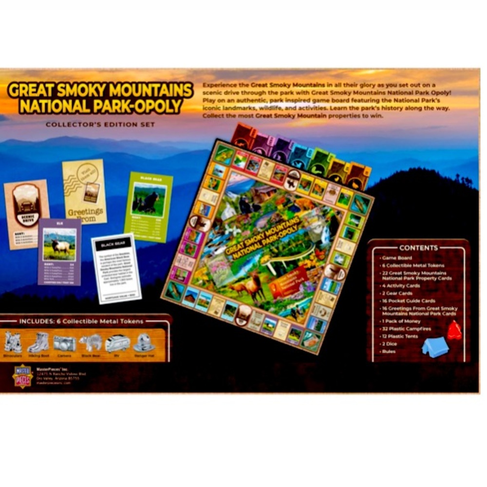 ⛰️🎲⛰️ LETS PLAY❗️ “GREAT SMOKY MOUNTAINS” NATIONAL PARK OPOLY GAME❗️⛰️🎲⛰️ - Picture 3 of 4